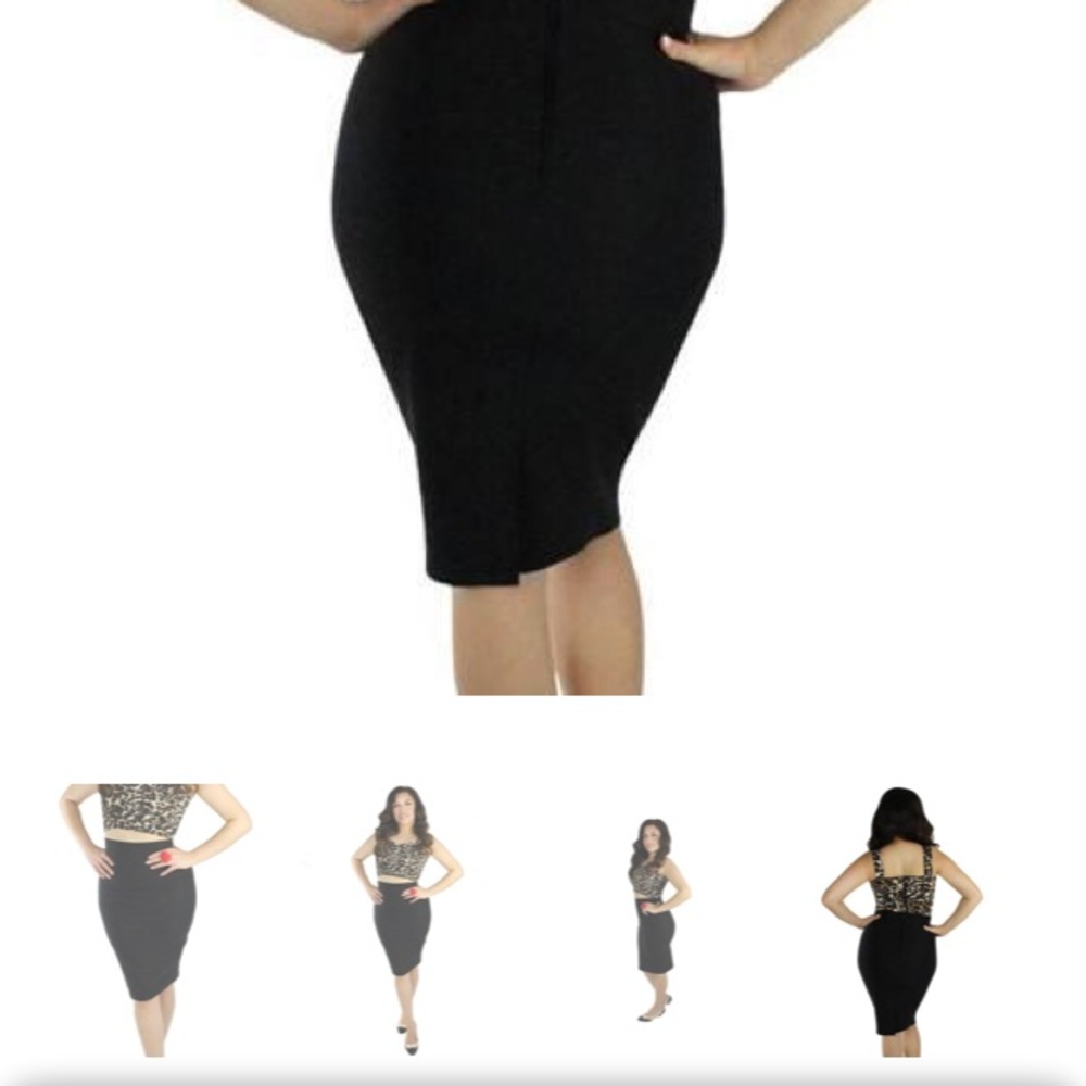 Black pencil skirt - Picture 3 of 5